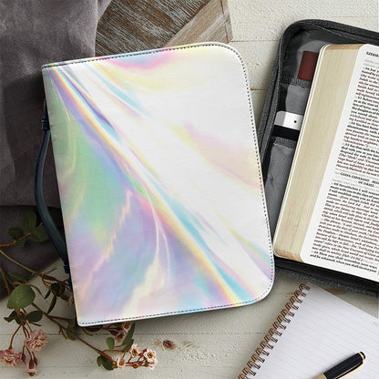 Holographic Art Print Leather Bible Cover