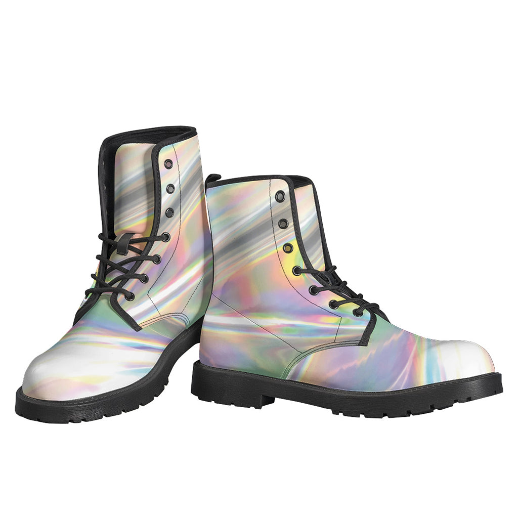 Holographic Art Print Backpack