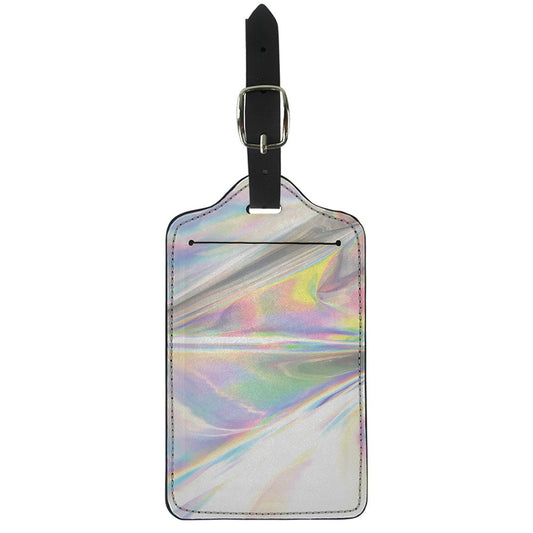 Holographic Art Print Luggage Tag