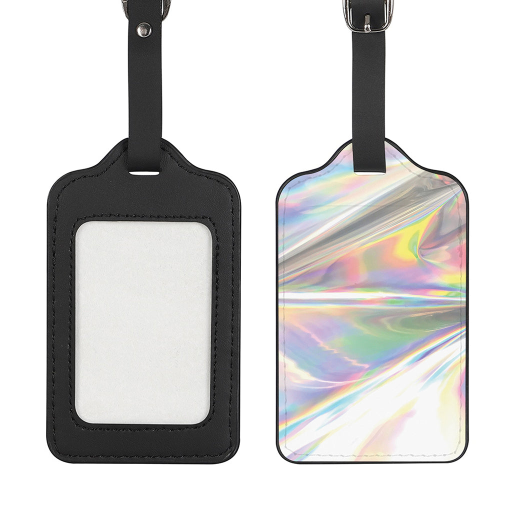 Holographic Art Print Luggage Tag