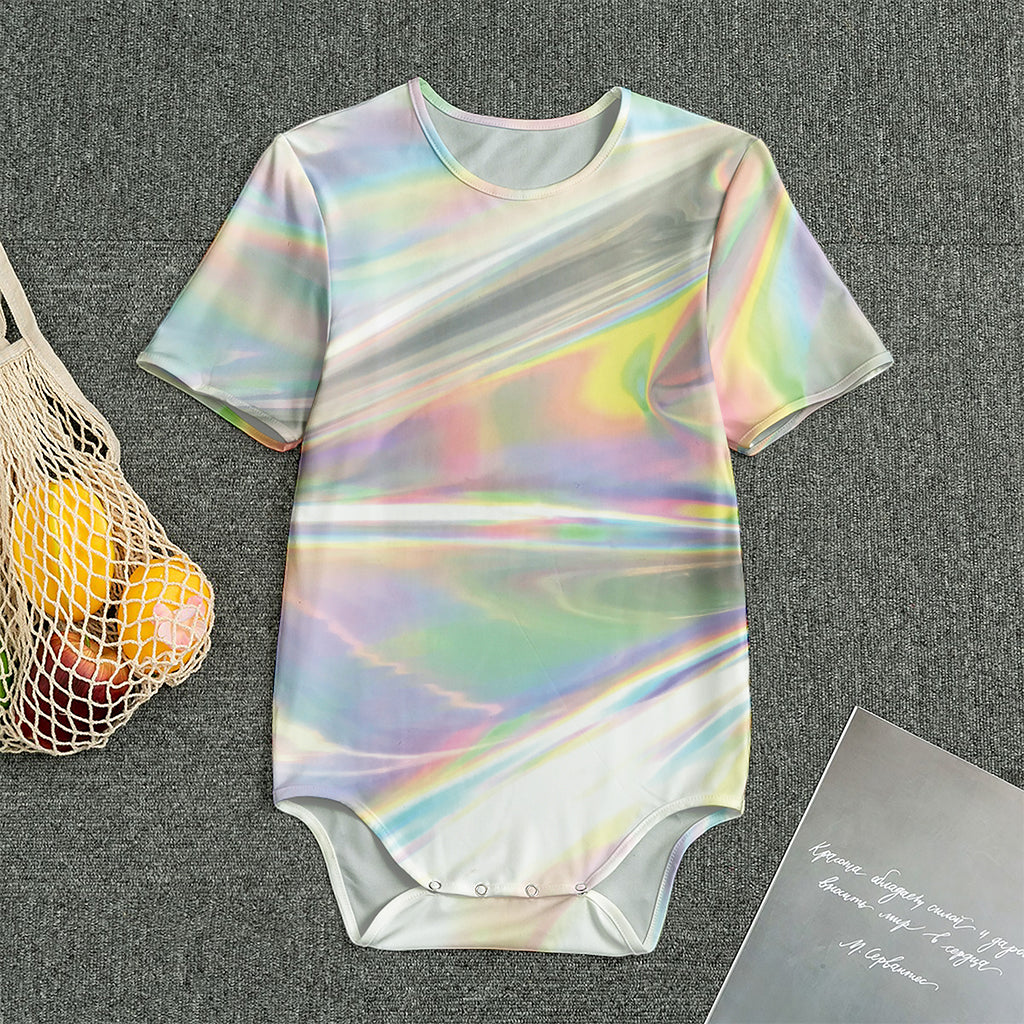 Holographic Art Print Men's Bodysuit
