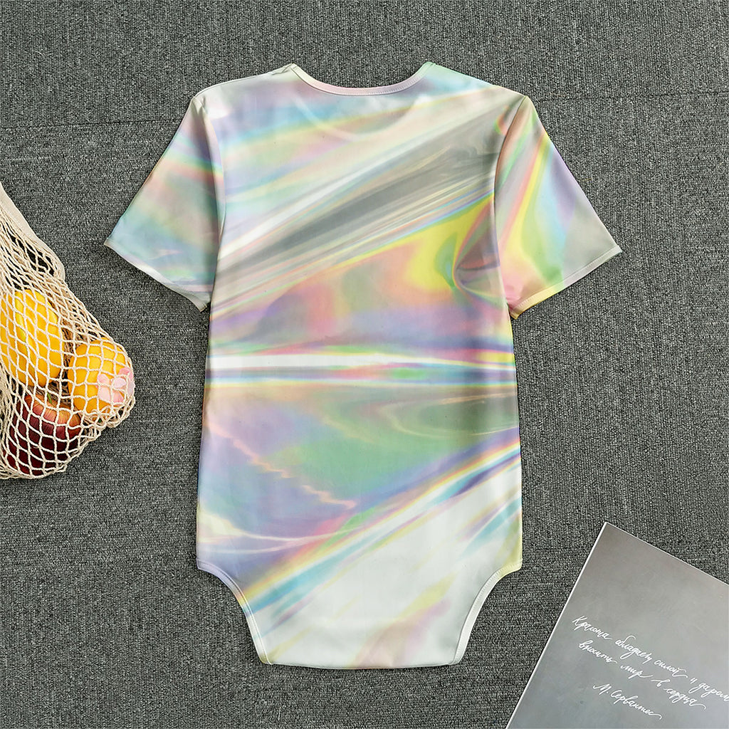 Holographic Art Print Men's Bodysuit