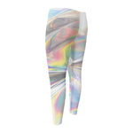 Holographic Art Print Men's Compression Pants