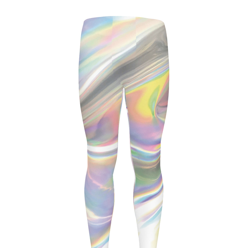 Holographic Art Print Men's leggings