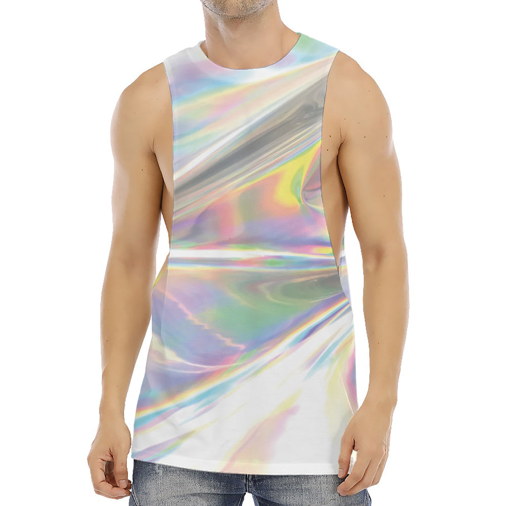 Holographic Art Print Men's Muscle Tank Top