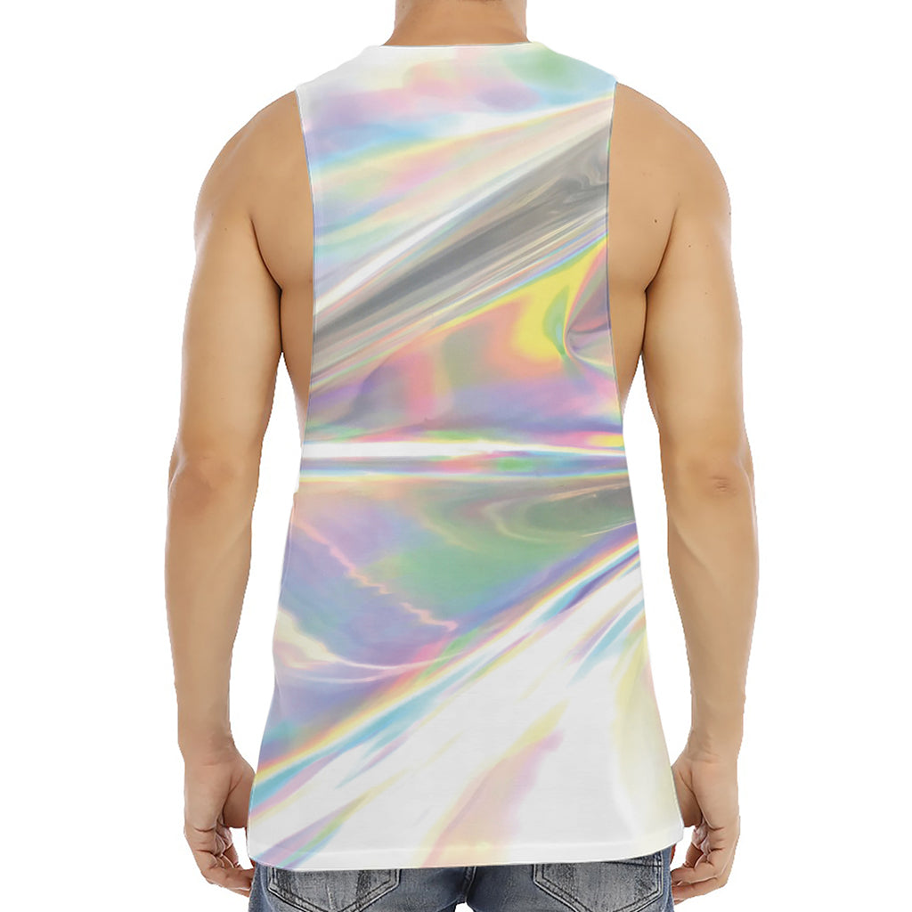 Holographic Art Print Men's Muscle Tank Top