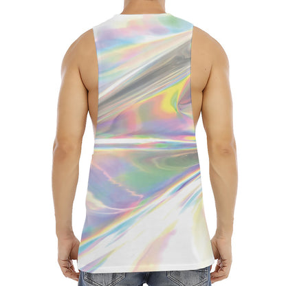 Holographic Art Print Men's Muscle Tank Top