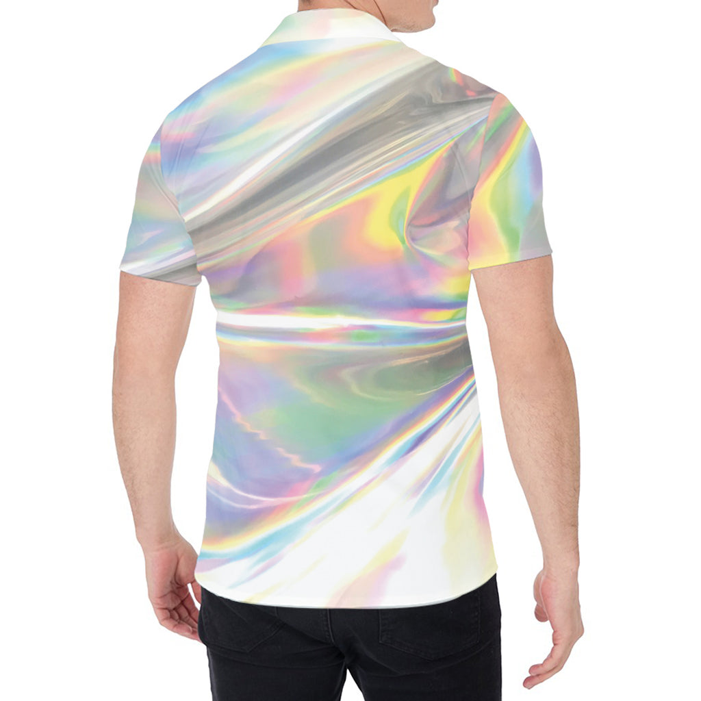 Holographic Art Print Men's Shirt