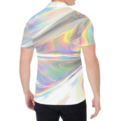 Holographic Art Print Men's Shirt