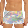 Holographic Art Print Men's Short Boxer Briefs