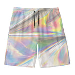 Holographic Art Print Men's Swim Trunks