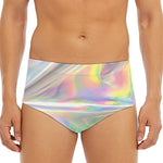 Holographic Art Print Men's Triangle Swim Briefs