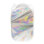 Holographic Art Print Mesh Laundry Hamper