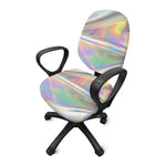 Holographic Art Print Office Chair Cover