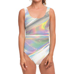 Holographic Art Print One Piece Swimsuit