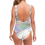 Holographic Art Print One Piece Swimsuit