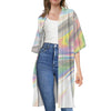 Holographic Art Print Open Front Beach Cover Up