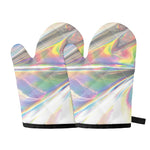 Holographic Art Print Oven Mitts