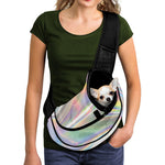 Holographic Art Print Pet Sling Carrier
