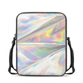 Holographic Art Print Rectangular Crossbody Bag