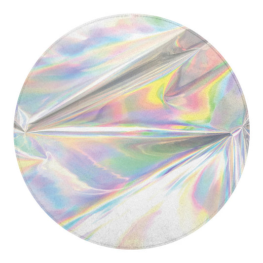 Holographic Art Print Round Blanket