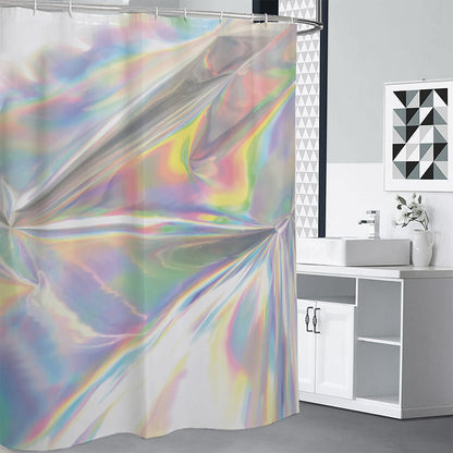 Holographic Art Print Shower Curtain