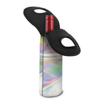 Holographic Art Print Single Neoprene Wine Tote