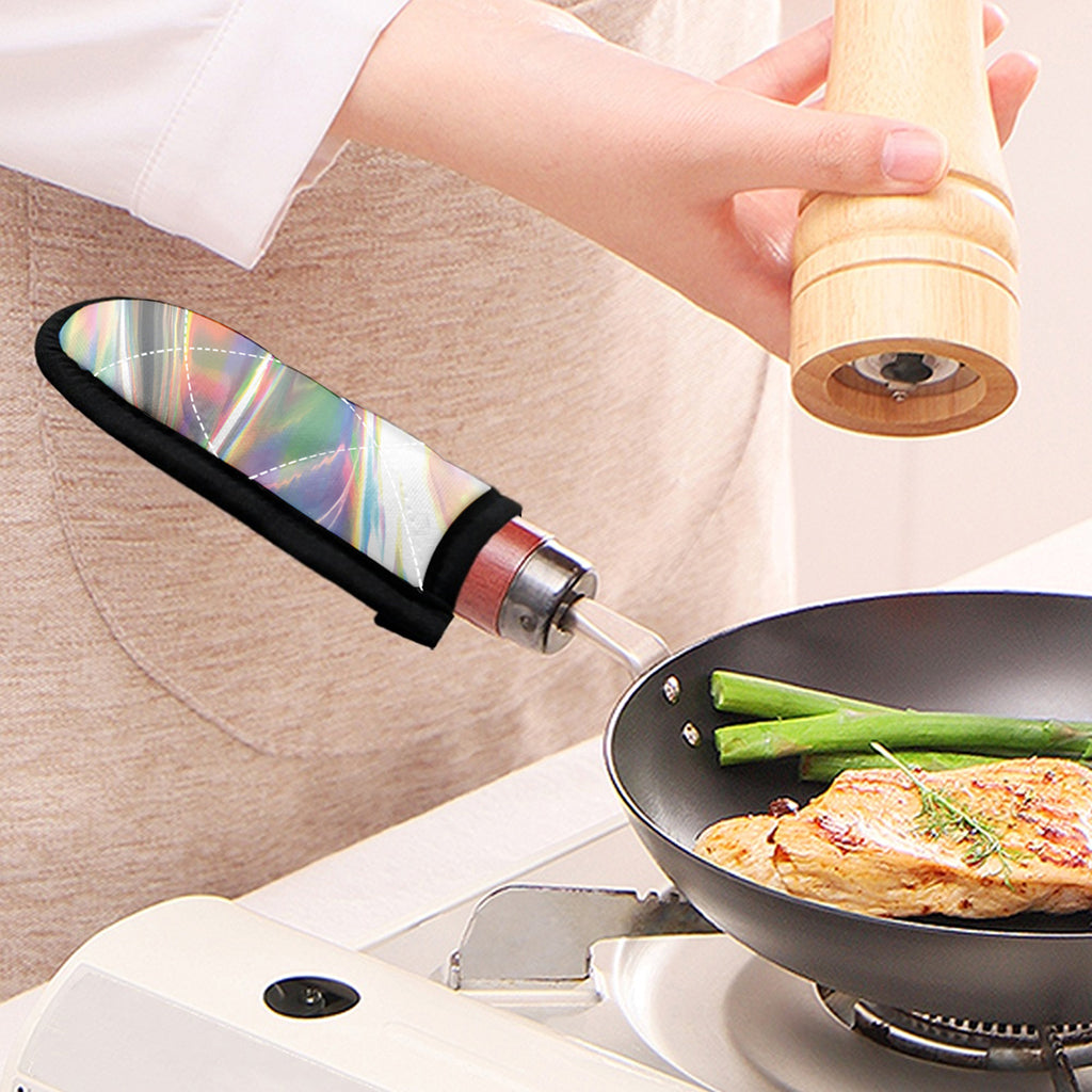 Holographic Art Print Skillet Handle Cover