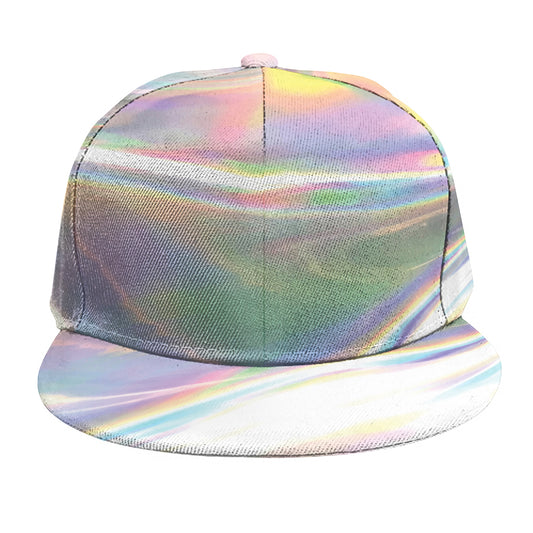 Holographic Art Print Snapback Cap