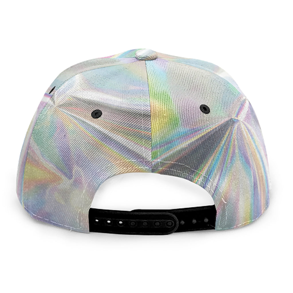 Holographic Art Print Snapback Cap