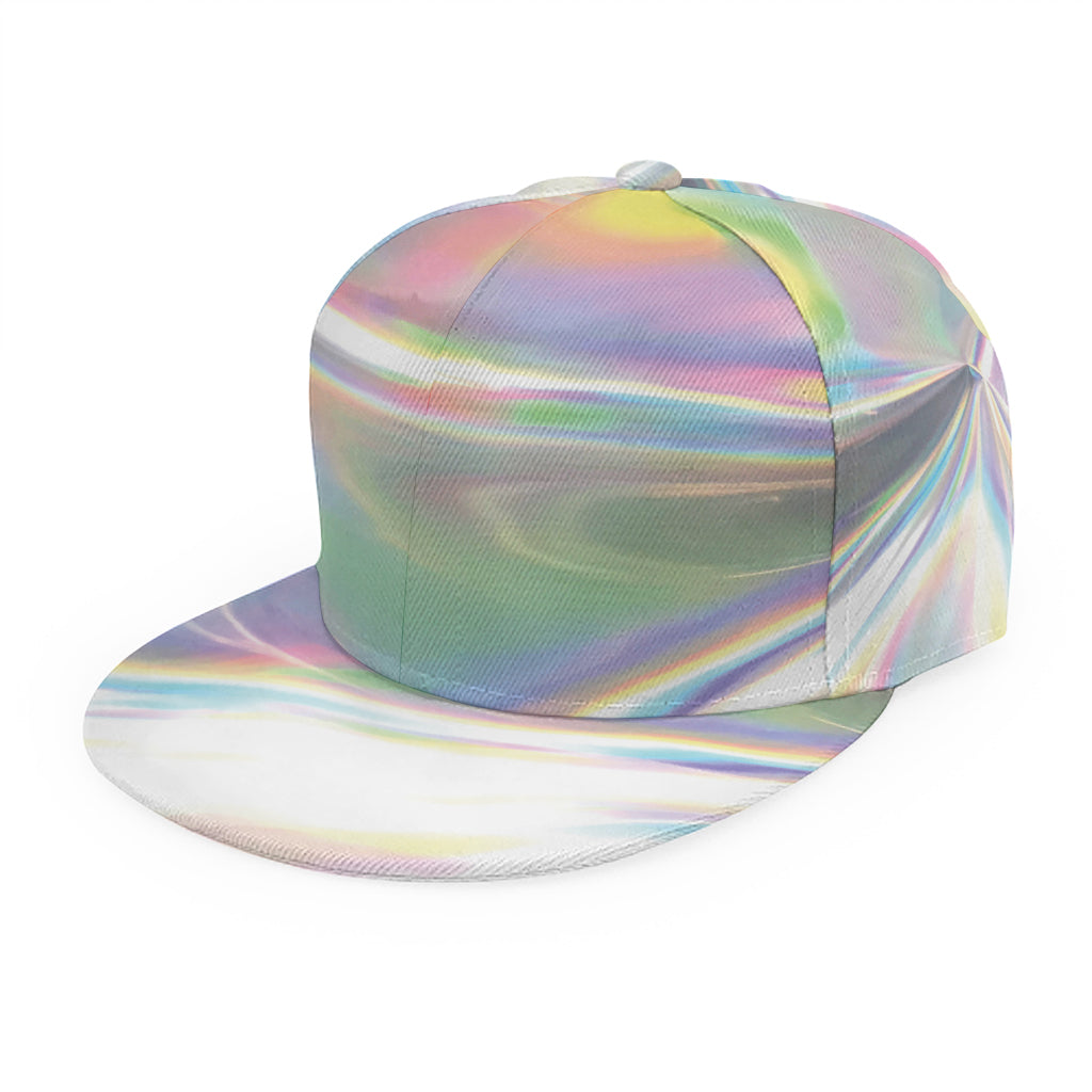 Holographic Art Print Snapback Cap