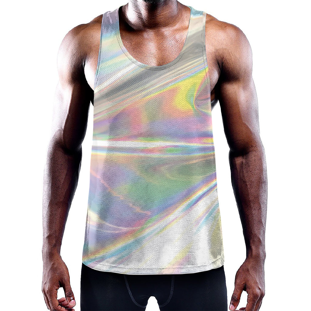 Holographic Art Print Training Tank Top