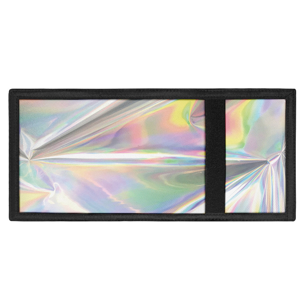 Holographic Art Print Trifold Wallet