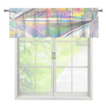 Holographic Art Print Window Valance