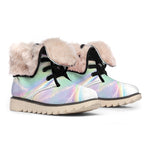 Holographic Art Print Winter Boots