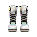 Holographic Art Print Winter Boots