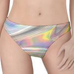 Holographic Art Print Women's Thong