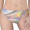 Holographic Art Print Women's Thong