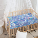 Holographic Artwork Print Baby Crib Sheet