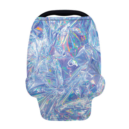 Holographic Artwork Print Baby Seat Cover