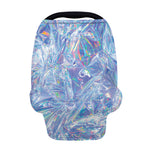 Holographic Artwork Print Baby Seat Cover