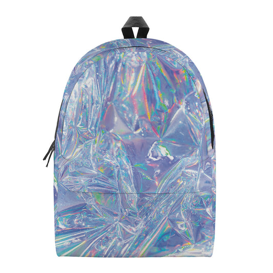 Holographic Artwork Print Backpack