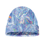 Holographic Artwork Print Beanie