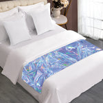 Holographic Artwork Print Bed Runner