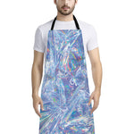 Holographic Artwork Print Bib Apron With Pocket