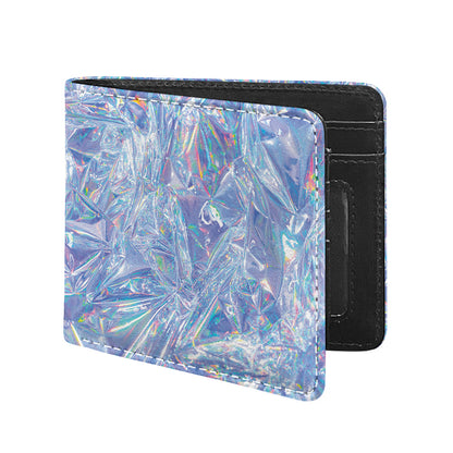 Holographic Artwork Print Bifold Wallet