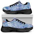 Holographic Artwork Print Black Chunky Shoes