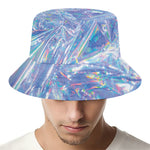Holographic Artwork Print Bucket Hat