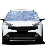 Holographic Artwork Print Car Windshield Snow Cover