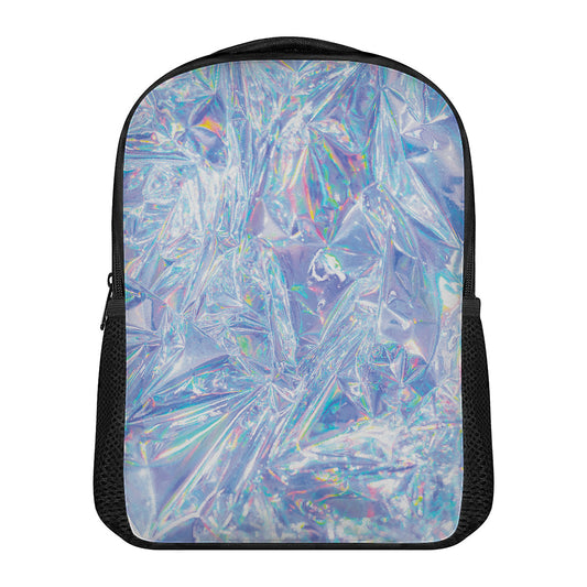 Holographic Artwork Print Casual Backpack